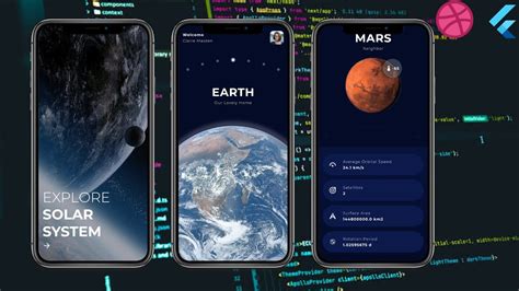 Explore Solar System App UI Dribbble To Flutter YouTube