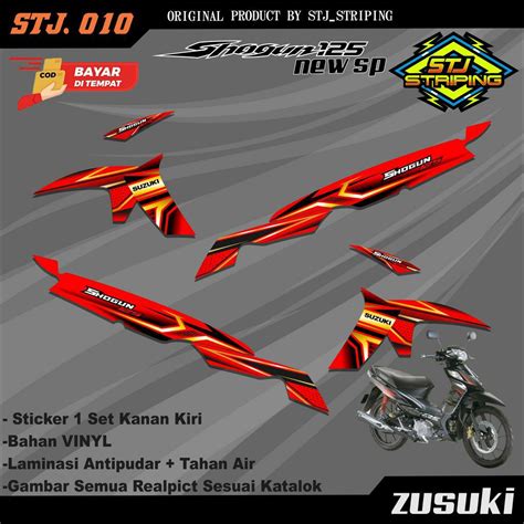 Jual Sticker Striping Shogun New Sp Stiker Striping Variasi Motor