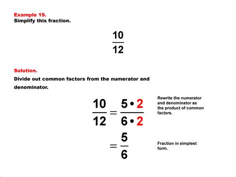 Math Example--Fraction Properties--Simplifying Fractions--Example 19 ...