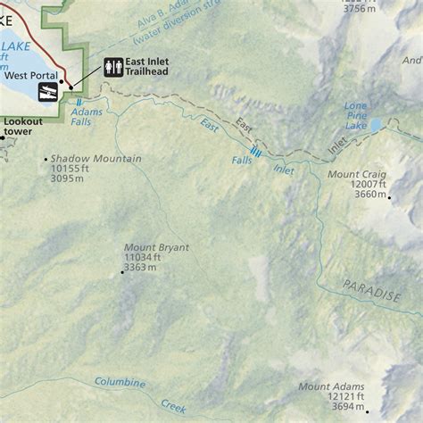 Rocky Mountain National Park Map by US National Park Service | Avenza Maps