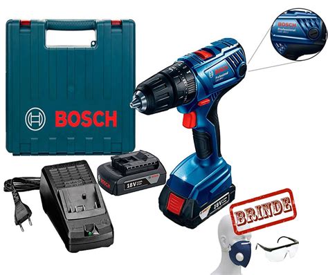 Parafusadeira Furadeira Impacto Bosch 18v Gsb 180li Bivolt R 789 86