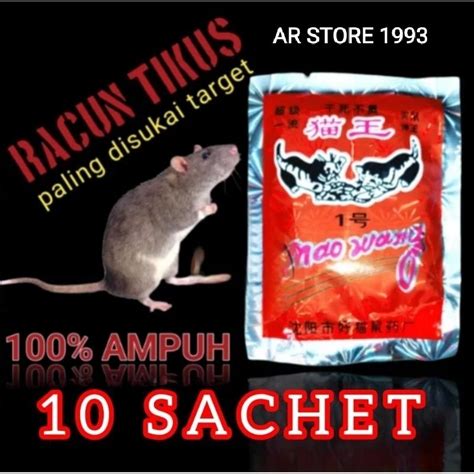 Jual Sachet Pengendali Hama Tikus Paling Ampuh Maowang Racun