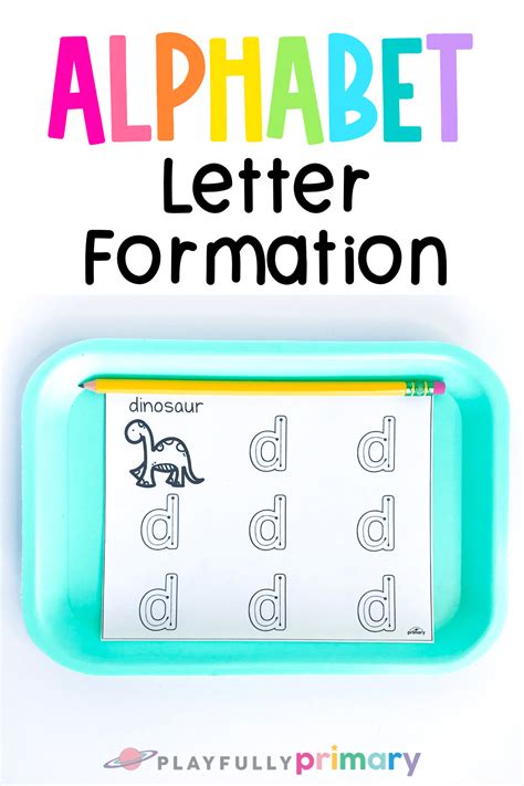 Actually Fun Tracing Worksheets Alphabet Letter Formation Playfully Primary