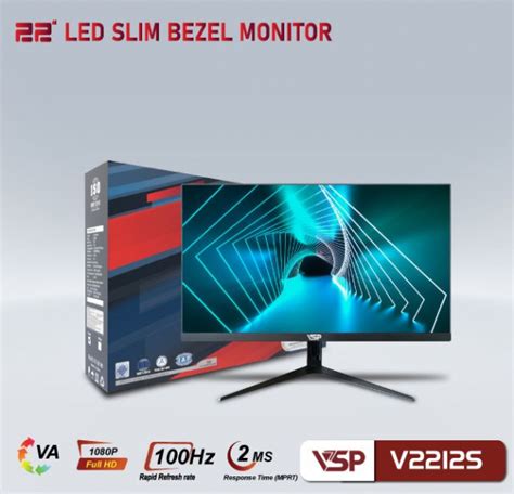 Màn hình LCD 22 INCH VSP V2212S FullHD 100Hz 2MS VA Đen Phân phối