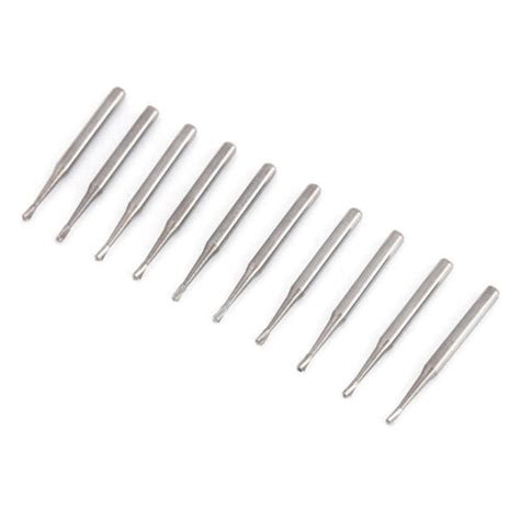 10 Pcs Dental FG 330 Tungsten Carbide Burs High Speed Tapered Fissure 0