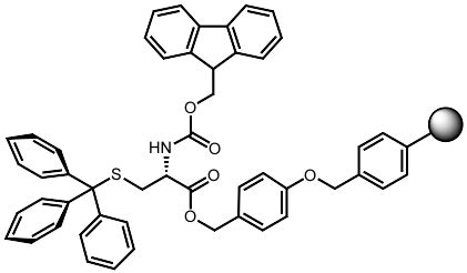 Fmoc Cys Trt Wang Resin LL