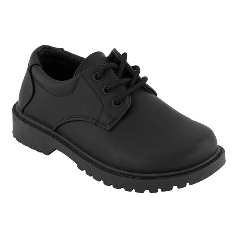 Young Original Junior Kids Scholar School Shoes Black The Warehouse