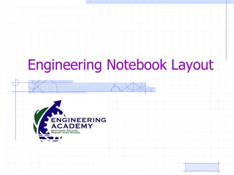 Engineering Notebook Layout