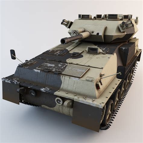 3d fv101 scorpion british tank model