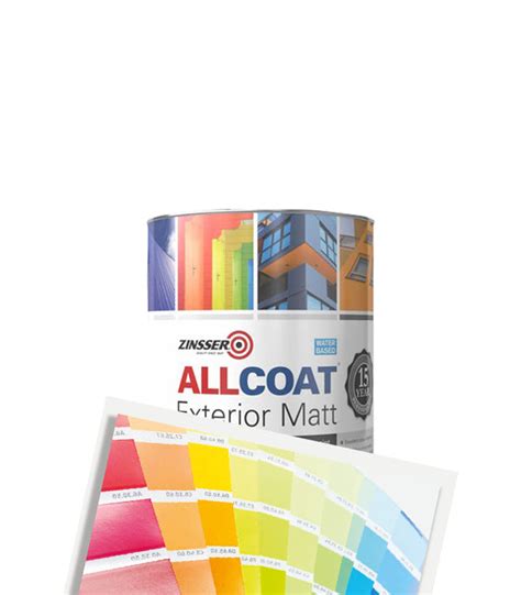 Zinsser AllCoat (Water Based) Exterior Matt Paint - Tinted Colour Matc – Next Day Paint