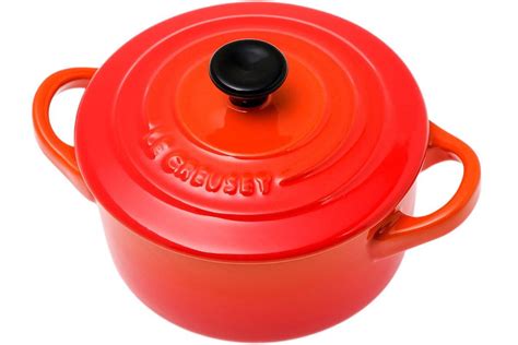 Le Creuset mini cocotte 10 cm 0 25L orange rouge Achetez à prix