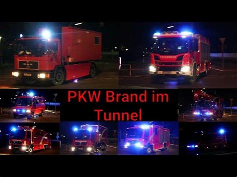 AB Bahn Neuer RW3 Uvm Einsatzfahrt Zum Brand Im Tunnel Berliner