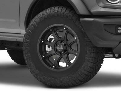 Black Rhino Bronco Glamis Matte Black Lug Wheel X Mm Offset