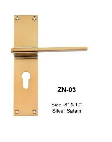 Zinc Mortise Door Lock Handle Silver Satin Size 8inch At Rs 599pair In Aligarh