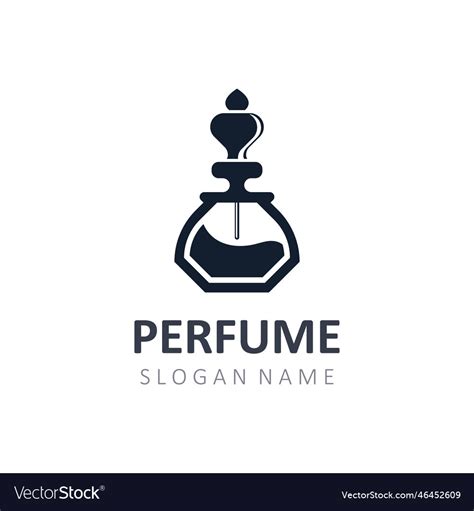 Abstract Isolated Luxury Perfume Logo Cosmetic Vector Image