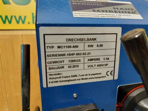 Drechselbank Hans Schreiner MC1100 400V Gebraucht Gebrauchtmaschinen