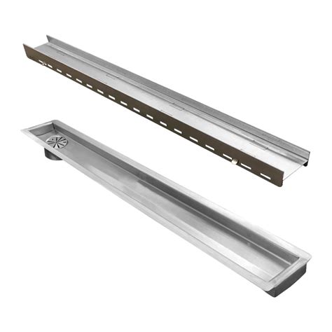 Ralo Linear Cm Oculto De Inox Sa Da Lateral Leroy Merlin