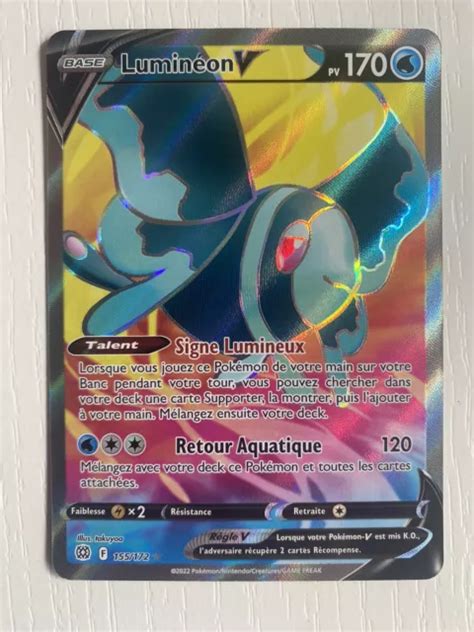 Carte Pok Mon Lumin On V Full Art Stars Tincelantes Eb