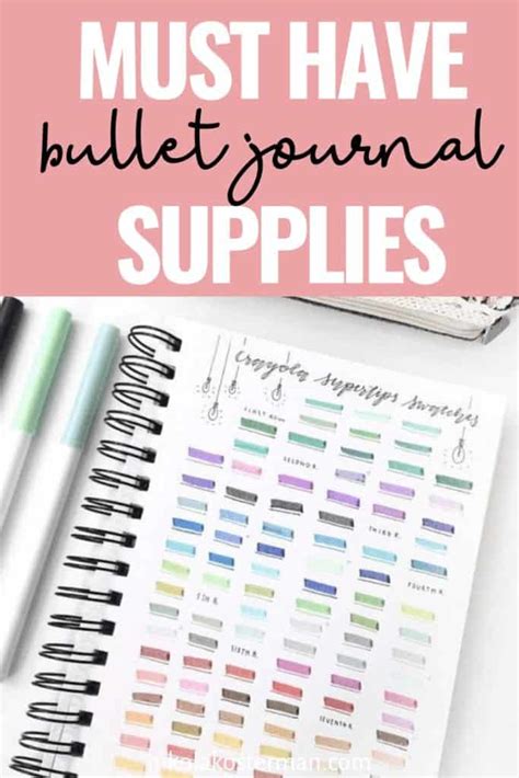 The Best Bullet Journal Supplies To Make Perfect Layouts And Spreads