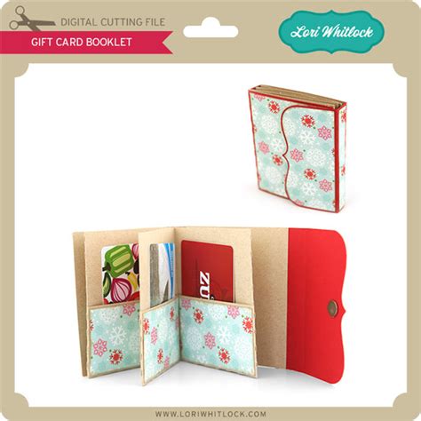 gift card booklet lori whitlocks svg shop
