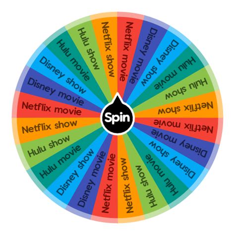 What to watch? Disney, Hulu & Netflix. | Spin the Wheel - Random Picker