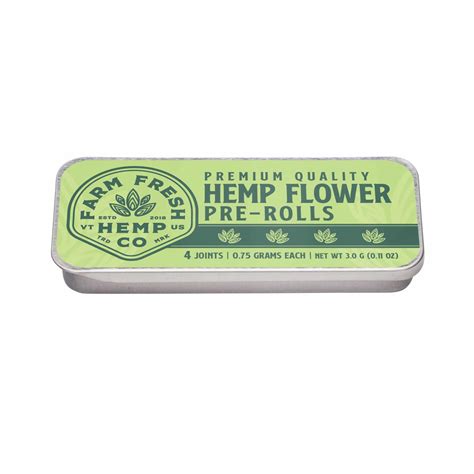 Hemp Flower Pre Rolls Farm Fresh Hemp