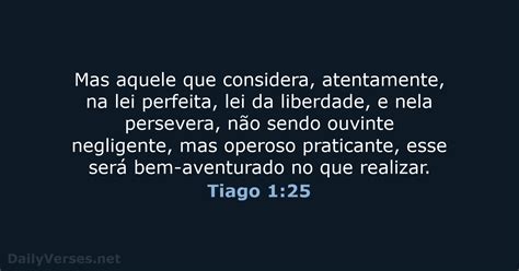 Tiago 1 25 Versículo da Bíblia ARA DailyVerses net