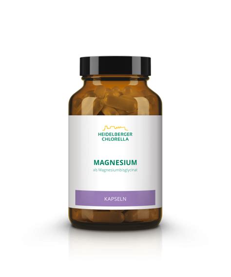 Magnesium Als Magnesiumbisglycinat Kapseln Online Kaufen Heidelberger