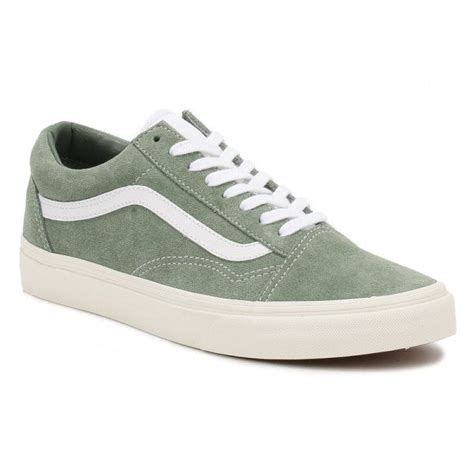 Womens Green True White Retro Sport Old Skool Trainers 78 Liked On