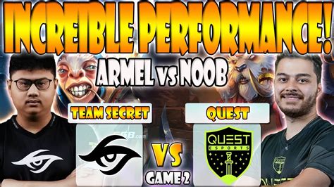 TEAM SECRET VS QUEST BO2 GAME 2 CRYSTALLIS PUPPEY VS TA2000 NOOB