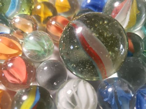 Lot 5 Vintage Lot Of 2 Pounds Cats Eye Marbles And Shooter Various Colors Styles Ebay