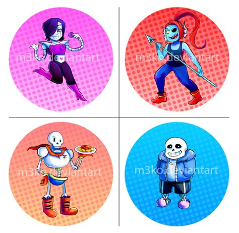 Undertale Buttons By M3ko On Deviantart