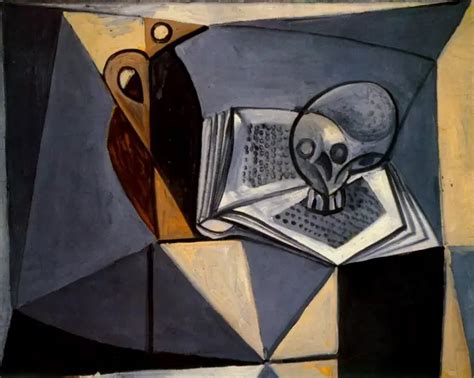 Pablo Picasso Skull And Book Tete De Mort And Book