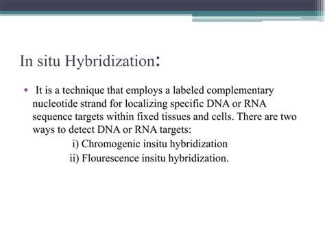 Nucleic acid hybridization | PPT