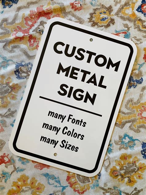 Aluminum Sign, Custom Sign, Custom Metal Sign, Personalized Sign, Man ...