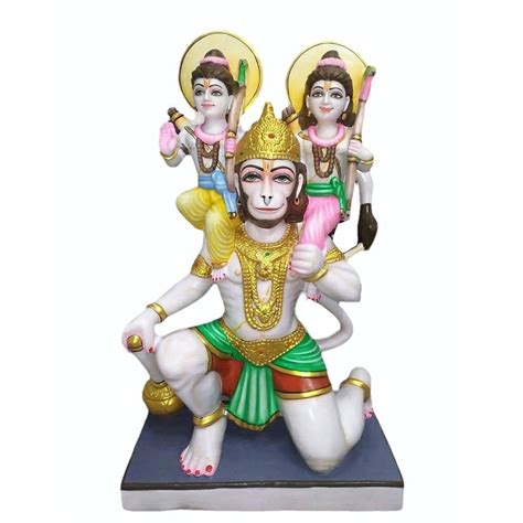 Hanuman Ram Laxman Marble Statue, Temple in Alwar - Urvish Murti emporium