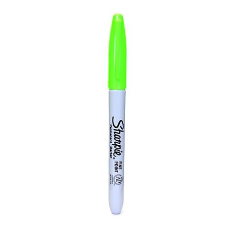 Sharpie Fine Point Markers Lime Pack Of 24 At Staples