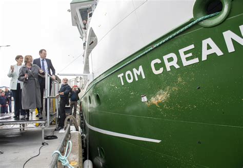 Irelands New Research Vessel Rv Tom Crean Commissioned Today In Dingle