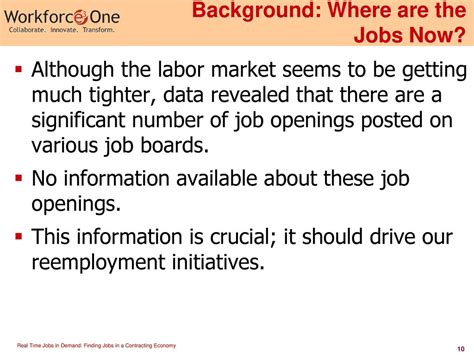 Real Time Jobs In Demand Finding Jobs In A Contracting Economy Ppt