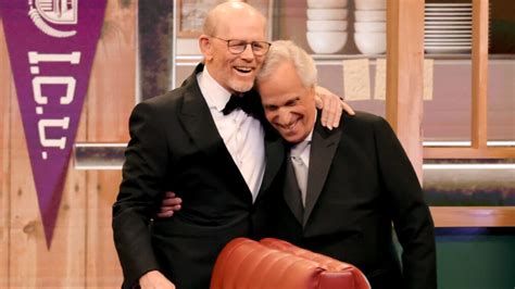 Emmys 'Happy Days' Reunion: Ron Howard, Henry Winkler Celebrate Show's 50th Anniversary (Video)