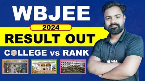 LIVE WBJEE 2024 RESULT OUT College Vs Rank WBJEE Counseling