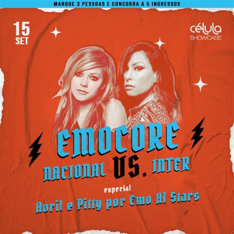 Especial Avril Lavigne E Pitty Por Emo All Stars Set Sexta Na