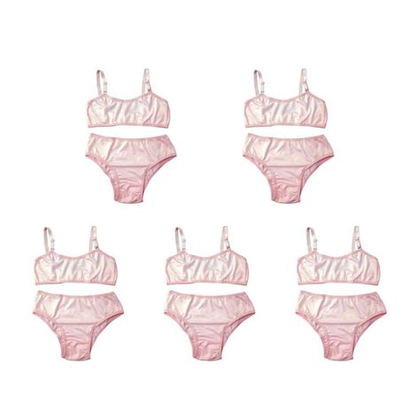 Conjunto Lingerie Infanto Juvenil Menina Mo A Calcinha E Suti Sem