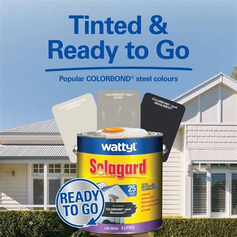 wattyl  surfmist  sheen pre tinted solagard exterior paint