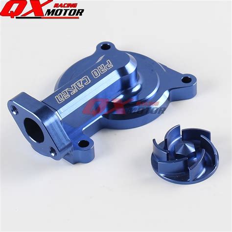 Blue Aluminum Engine Pump Cover Connect Set For Zongshen Zs Mm Nc