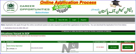 50 Vacancies ECP Balochistan Jobs 2024 Apply Online At Post Office Box