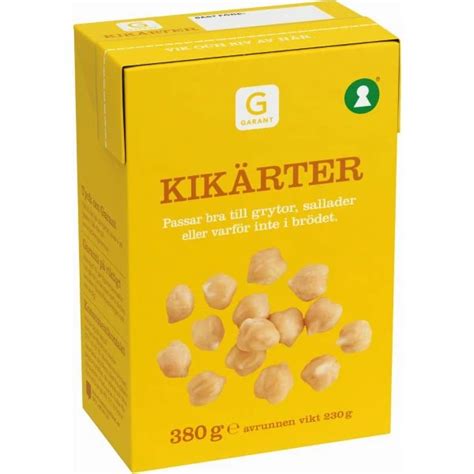 KIKÄRTOR 380g Ditt svenska skafferi