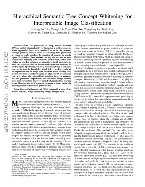 Hierarchical Semantic Tree Concept Whitening for Interpretable Image ...