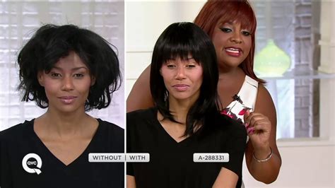 Luxhair By Sherri Shepherd Light Touch Wig With Bangs On Qvc Youtube