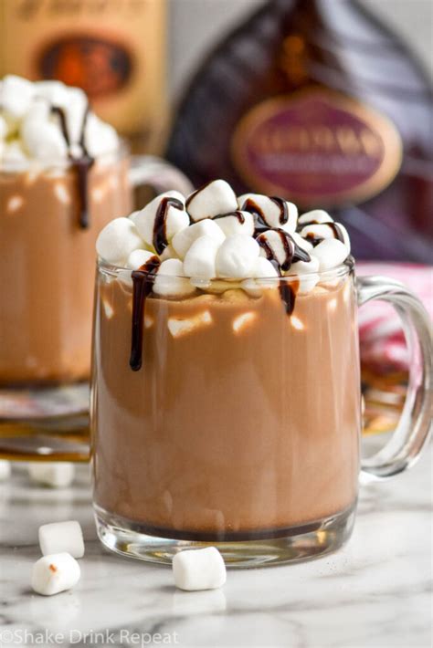 Spiked Hot Chocolate Shake Drink Repeat